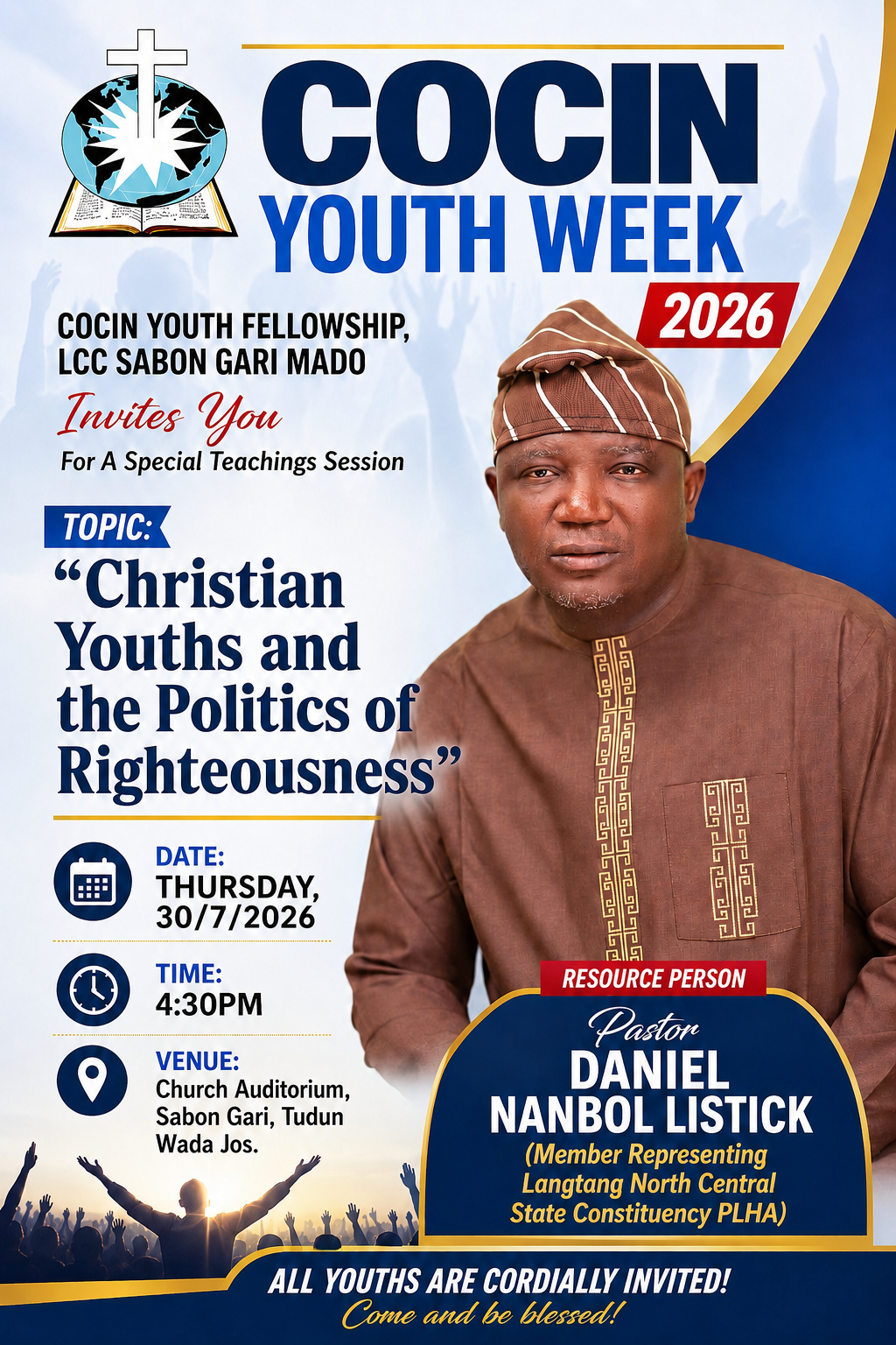 Christian Youths Must Engage in Politics to Promote Righteous Leadership – Pastor Listick